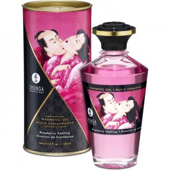 Масло интимное массажное SHUNGA RASPBERRY FEELING (МАЛИНОВОЕ ЧУВСТВО) 2201 SG