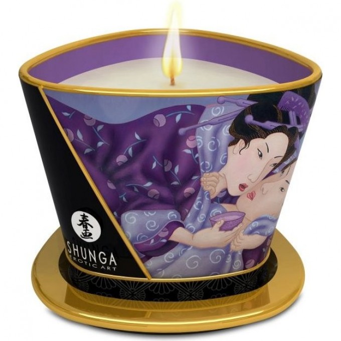 Массажное арома масло в виде свечи SHUNGA EXOTIC FRUITS (ЭКЗОТИЧЕСКИЙ ФРУКТ) 170 ml 4502DESC