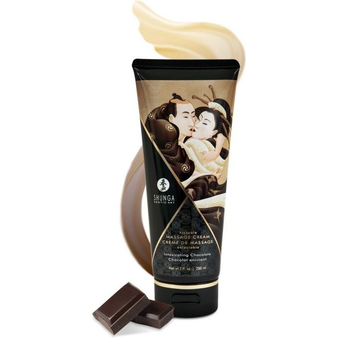 Массажный крем для тела SHUNGA INTOXICATING CHOCOLATE (ПЬЯНЯЩИЙ ШОКОЛАД - НЕОБЫКНОВЕННЫЕ ПОЦЕЛУИ) 4109 SG